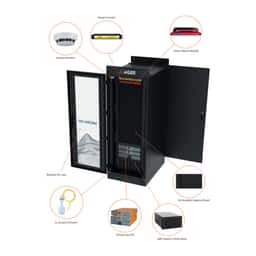 AGER MICRO DC 42U 600x1200 IP55 İÇ ORTAM  KABINET - Küçük Görsel 2