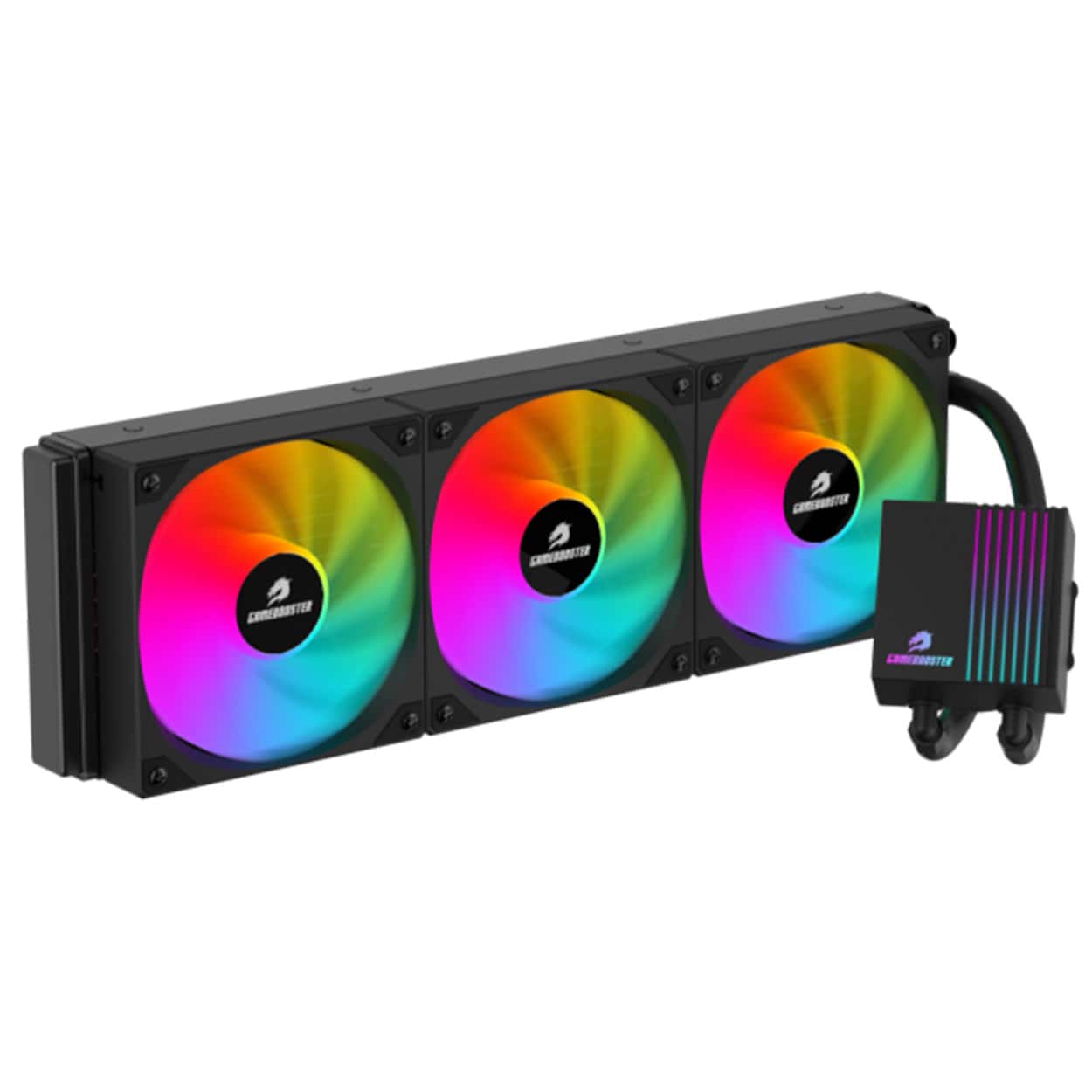 GameBooster PRIME P360B Rainbow Fanlı LGA1700 / AM5 Uyumlu 360mm Sıvı Soğutma - Görsel 1