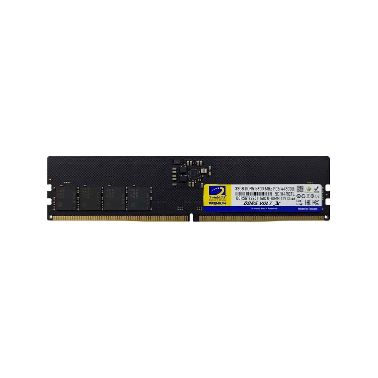 TwinMOS DDR5 32GB 5600MHz CL46 Desktop Ram - Görsel 1