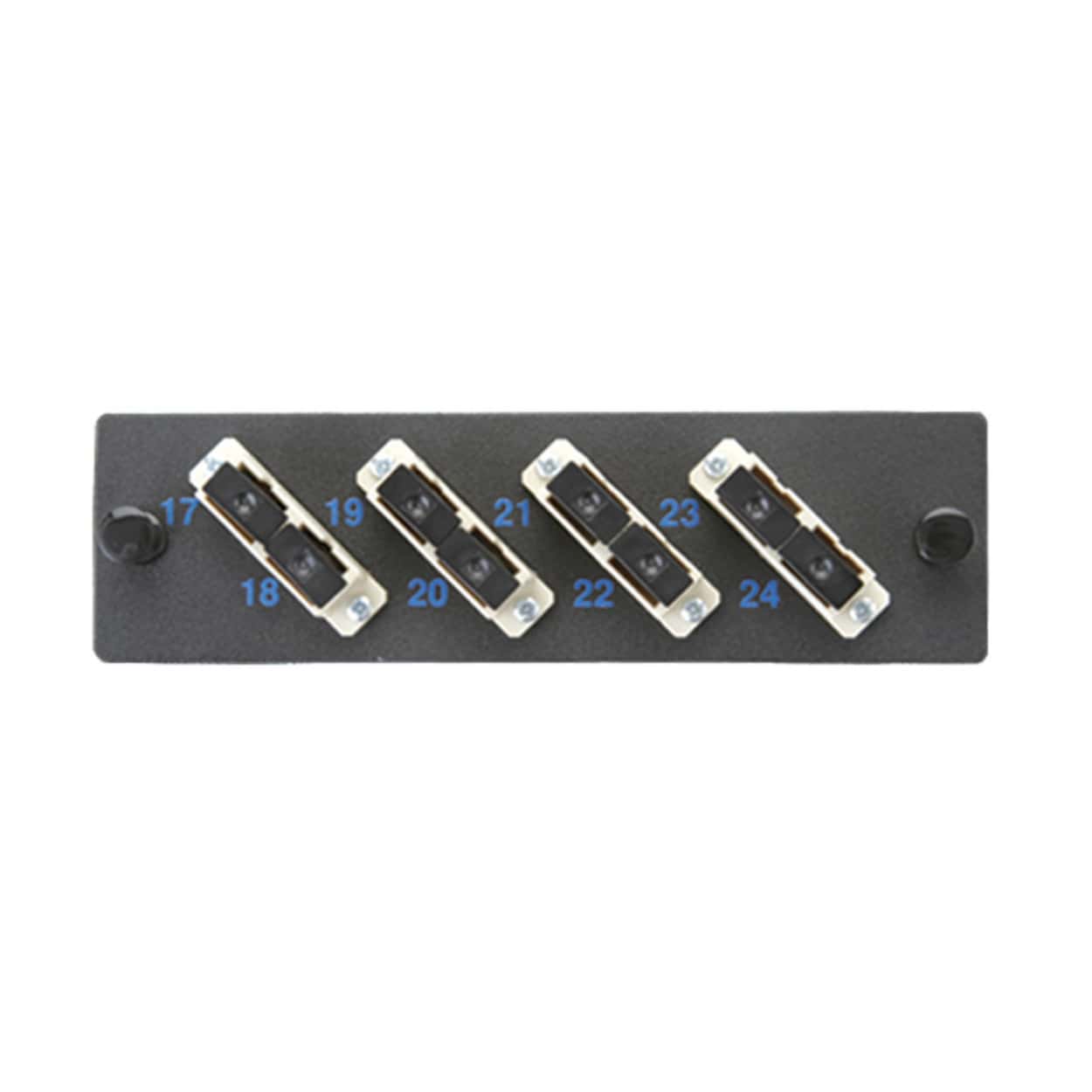 HCS Datalight SC F.O Patch Panel Modülü Siyah Dupleks,24 Port Boş 1U - Görsel 2