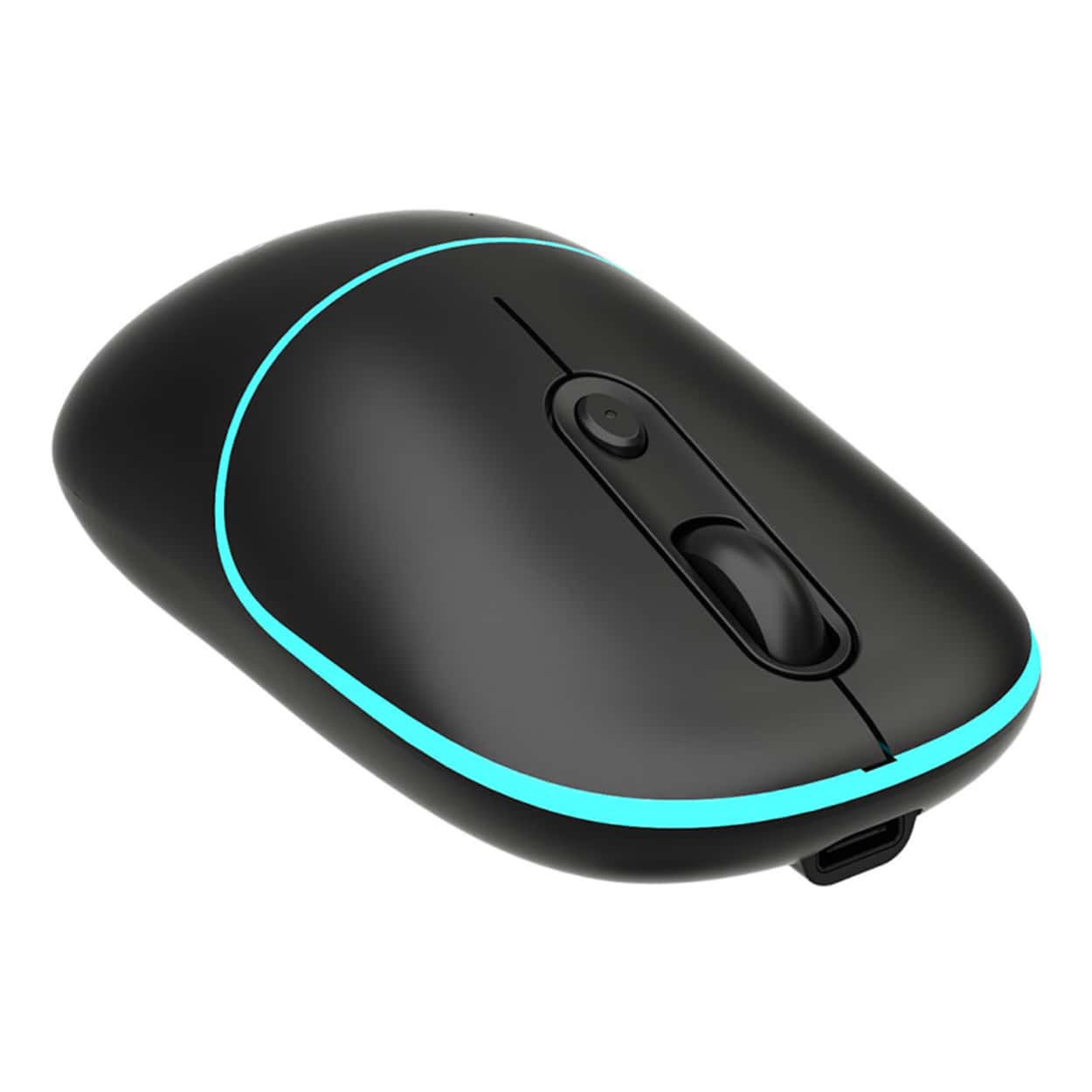 LECOO WS210 SİYAH BLUETOOTH & 2.4G WİFİ WİRELESS CHARGİNG  MOUSE - Görsel 5