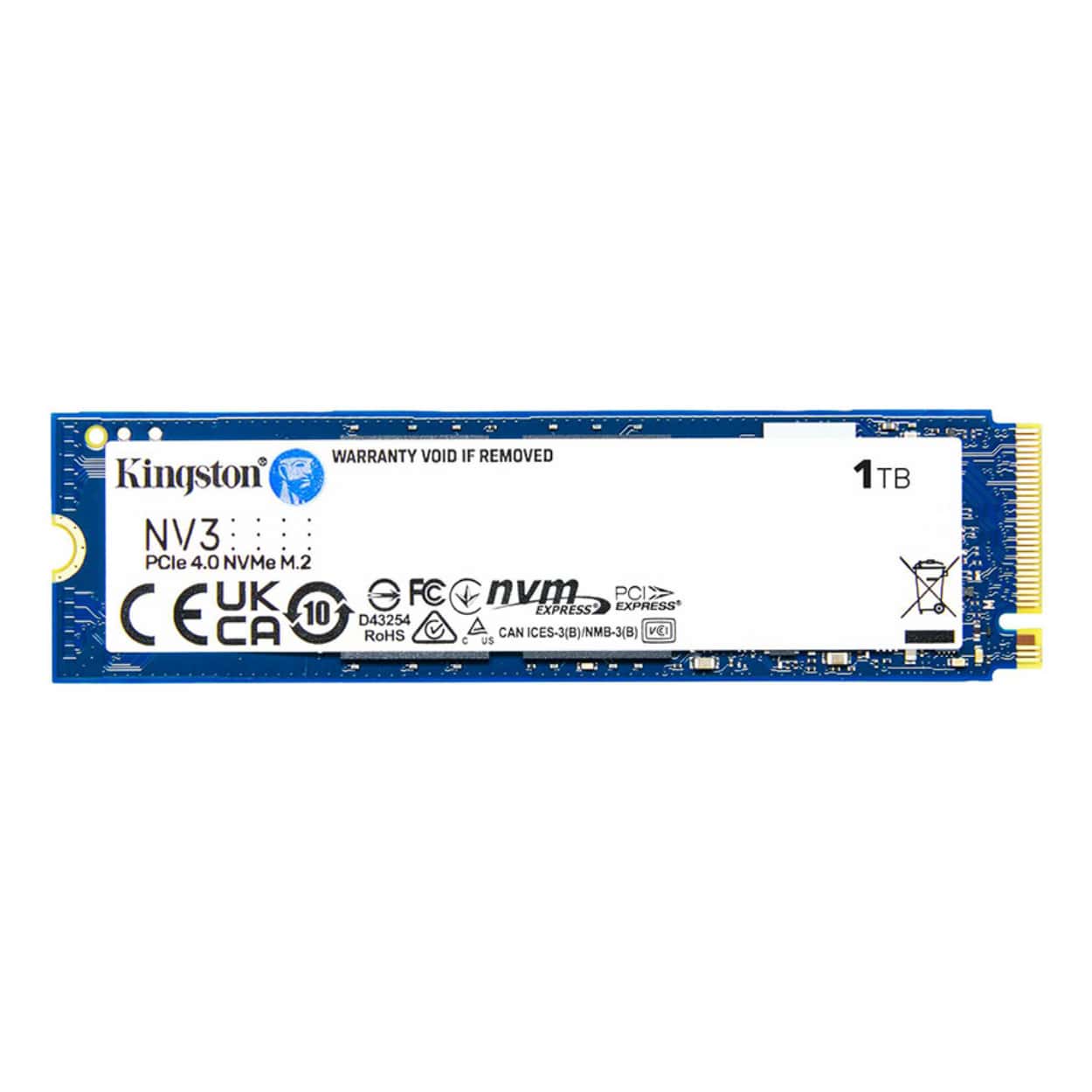 KINGSTON SNV3S 1TB NV3 NVMe 6000/4000MB/s SNV3S/1000G (M.2 2280) - Görsel 1