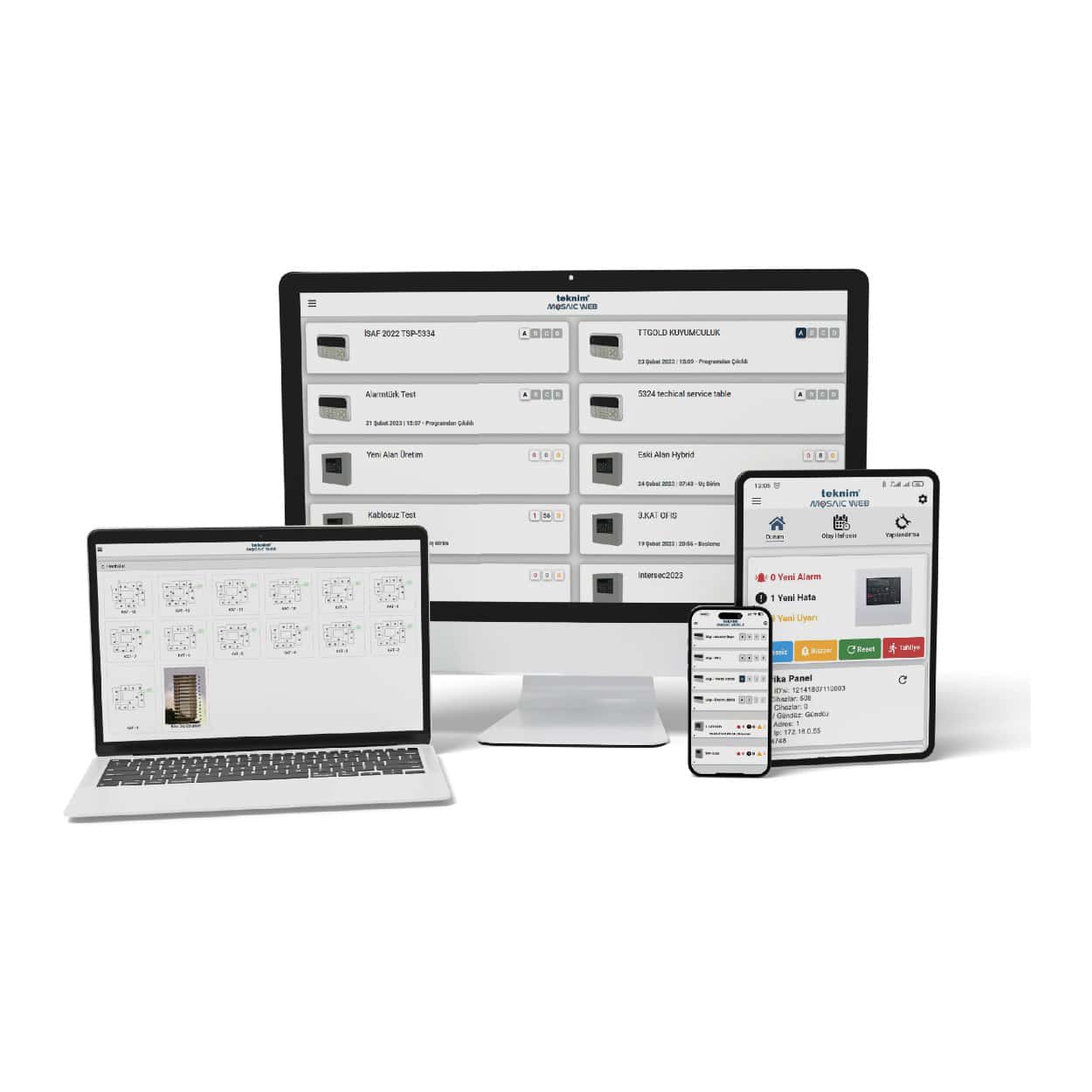 TEKNİM MOSAIC-WEB İZLEME BULUT TABANLI İZLEME YAZILIM 3YIL - Görsel 1