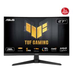 27" ASUS TUF GAMING VG27VQM1B Curved Zoll 1ms 280Hz DP, HDMI,MM Yükseklik Ayarlı - Küçük Görsel 1