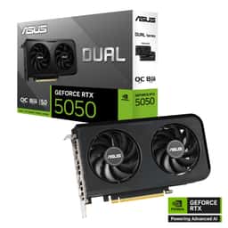 8 GB ASUS DUAL-RTX5050-O8G RTX 5050 GDDR6 128bit OC HDMI 3xDP Ekran Kartı - Küçük Görsel 1