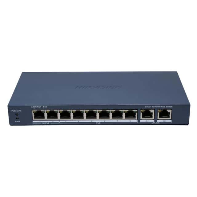HIKVISION DS-3E1310P-EI/M 8FE PoE Port (60W) 2 x Gigabit Uplink Switch