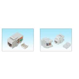 HCS 8P8C RJ-45 UTP Keystone Jack CAT 6, LSA+ / 110 IDC T568 A/B, 180 derec - Küçük Görsel 1