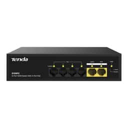 TENDA S106PC 4FE PoE Port (55W), 2FE Uplink Desktop Switch - Küçük Görsel 2