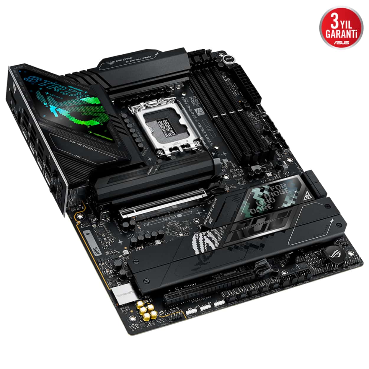 ASUS ROG STRIX Z890-A GAMING WIFI LGA1851 DDR5 9066 2xUSB4 5xM2 WF7+BT ATX - Görsel 3