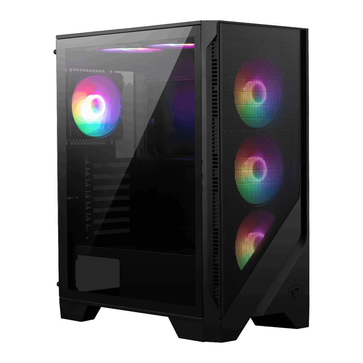 MSI MAG FORGE 120A AIRFLOW TEMPERLİ CAM 6 X120MM AUTO RGB FAN ATX GAMING KASA - Görsel 3