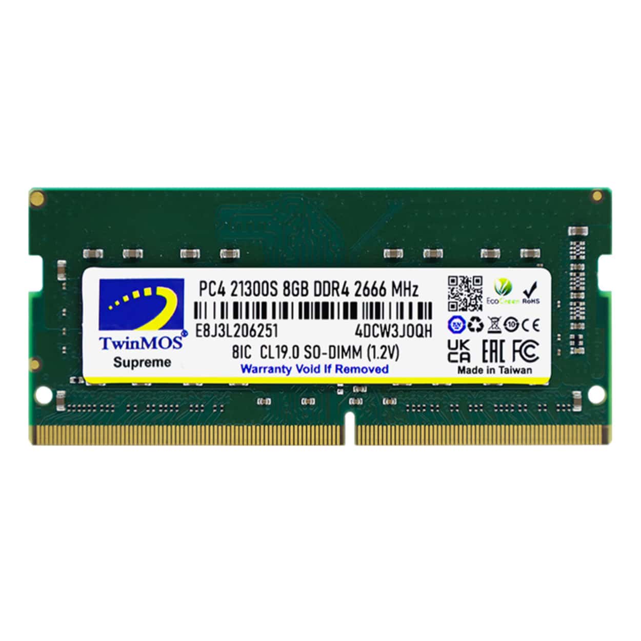 TwinMOS Sodimm 8 GB 2666MHz DDR4 Notebook Ram - Görsel 1