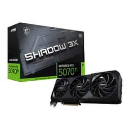 16 GB MSI RTX 5070TI SHADOW 3X OC GDRR7 256 B DX12 PCIE 5.0 X16 (3XDP 1XHDMI) - Küçük Görsel 1