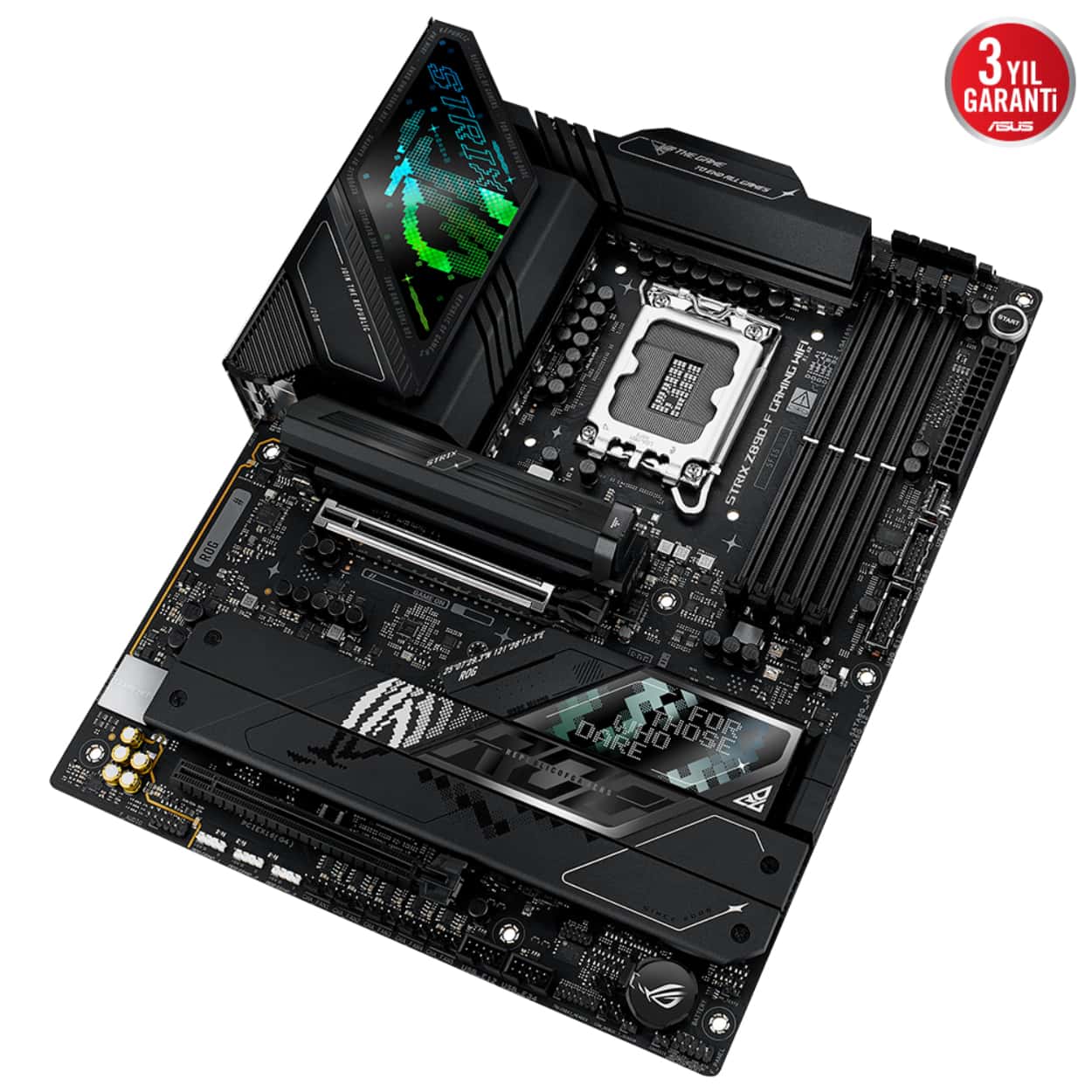 ASUS ROG STRIX Z890-A GAMING WIFI LGA1851 DDR5 9066 2xUSB4 5xM2 WF7+BT ATX - Görsel 7