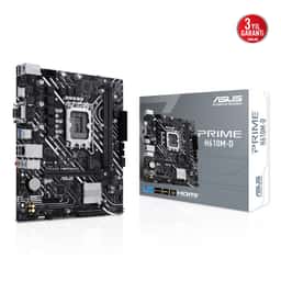 ASUS PRIME H610M-D Intel H610 LGA1700 DDR5 5600 HDMI VGA M2 USB3.2 COM mATX 96GB - Küçük Görsel 1