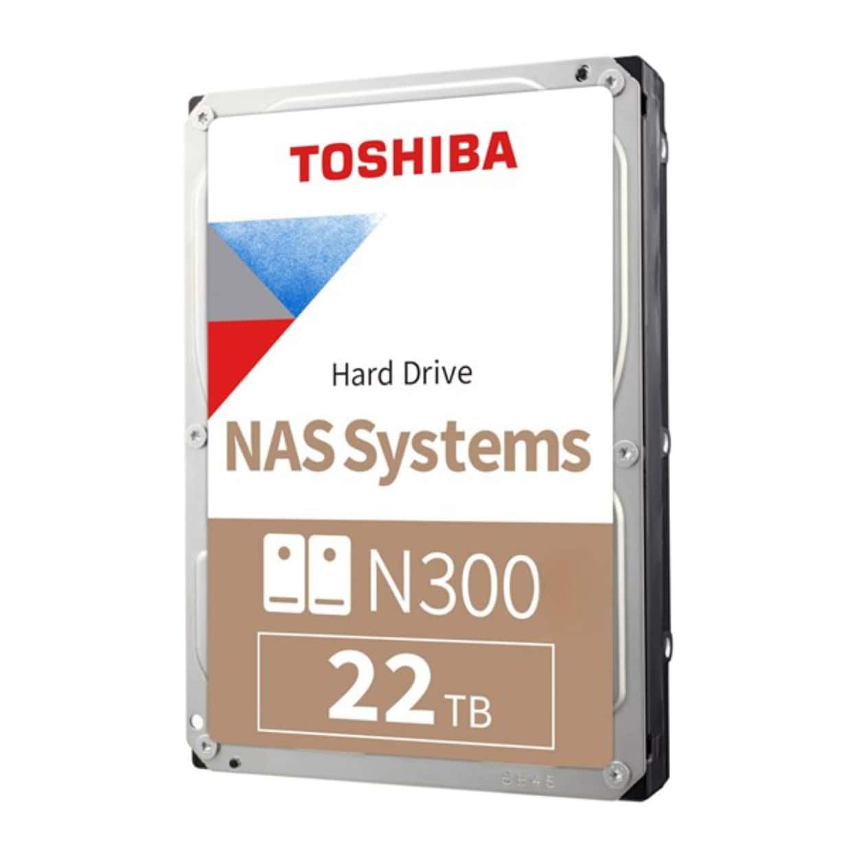 TOSHIBA N300 22 TB N300 7200RPM SATA3 512MB 7/24  1-8  Yuvalı Nas için - Görsel 1