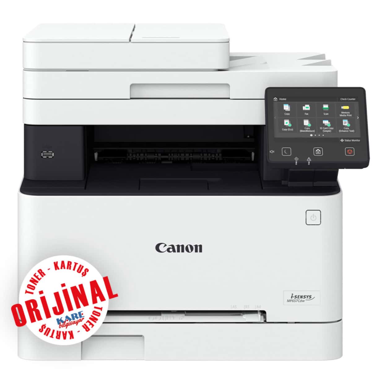 CANON i-SENSYS MF657CDW Renkli Lazer Çok Fonksiyonlu  Lazer Yazıcı A4 - Görsel 1