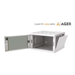AGER Agena Base 9U W=600mm D=450mm 19'' Duvar Tipi Kabinet - Küçük Görsel 2