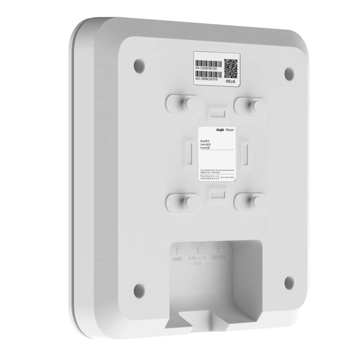 RUIJIE REYEE RG-RAP2260(E) 1xGB+1x2,5GB PORT 2.4/5GHZ 3202Mbps MIMO WiFi6 POE AP - Görsel 6