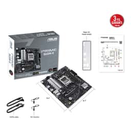 ASUS PRIME B650M-R AM5 DDR5 7200 HDMI 2xM2 AURA RGB 2.5GLAN mATX - Küçük Görsel 6