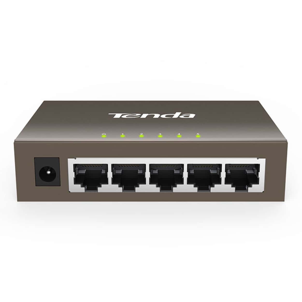 TENDA TEG1005D 5GE Port Metal Desktop Switch - Görsel 2