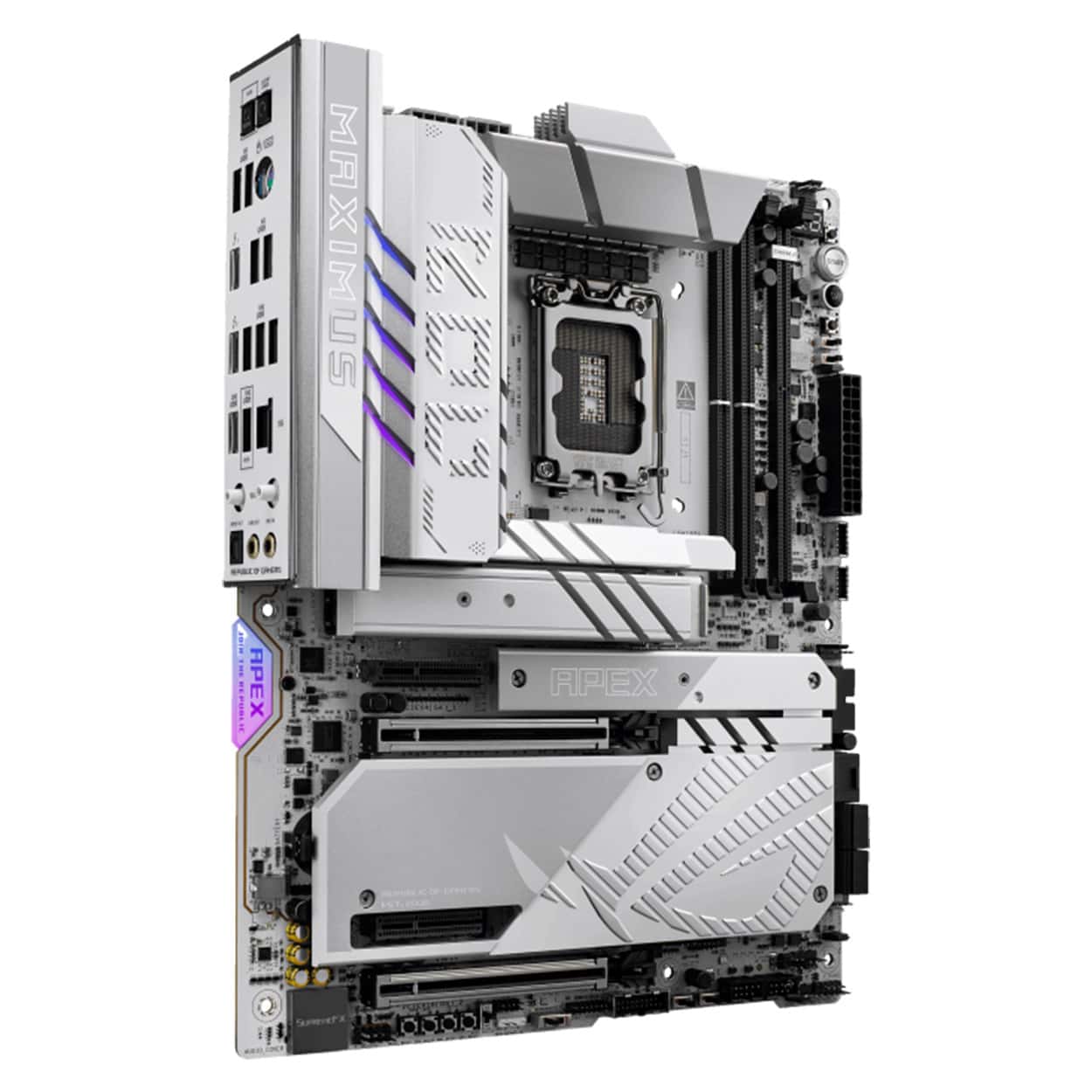 ASUS ROG MAXIMUS Z890 APEX LGA1851 DDR5 9600 6xM2 WF7+BT 5Gbit ATX - Görsel 2