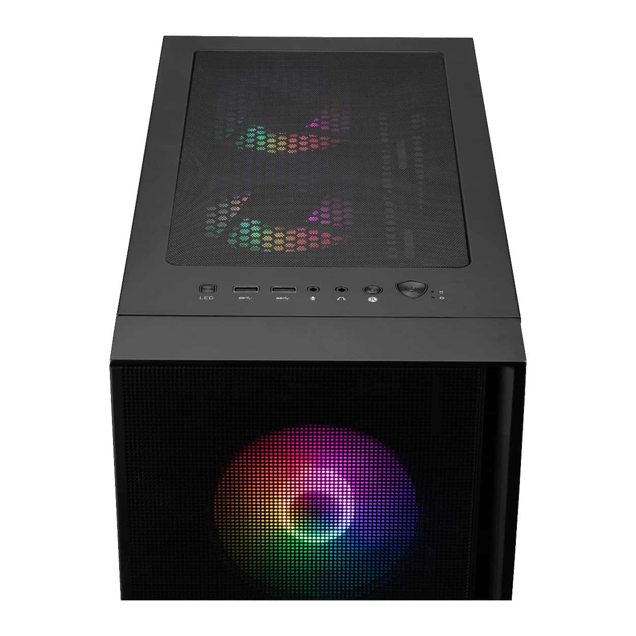 MSI MAG FORGE 120A AIRFLOW TEMPERLİ CAM 6 X120MM AUTO RGB FAN ATX GAMING KASA - Görsel 12