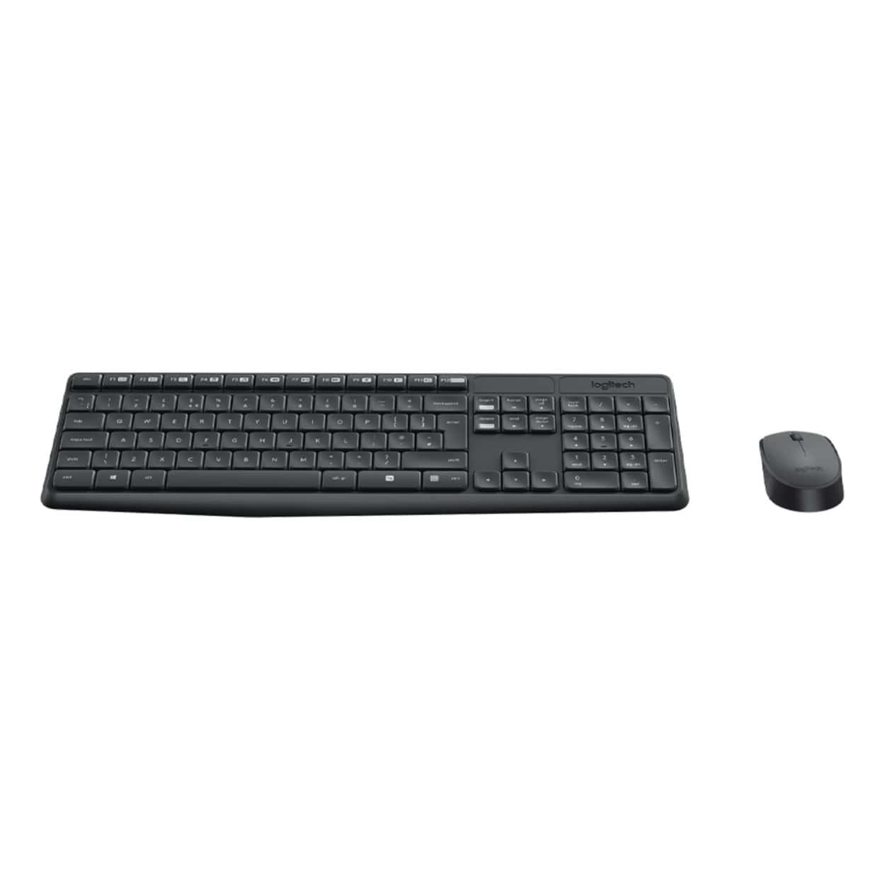 LOGITECH MK235 Kablosuz Klavye Mouse MM Set Siyah (920-007925) - Görsel 3