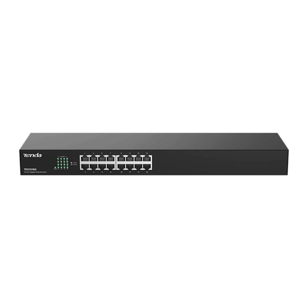 TENDA TEG1016G 16GE Port Metal Desktop Switch - Görsel 1