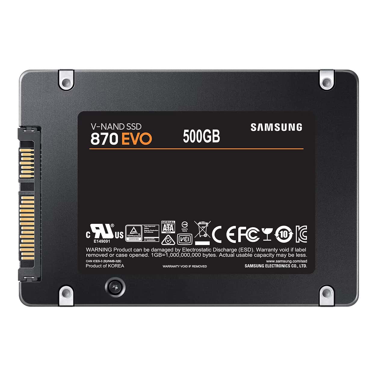 SAMSUNG 500GB 870 EVO SATA3 560/530MB/s SSD - Görsel 5