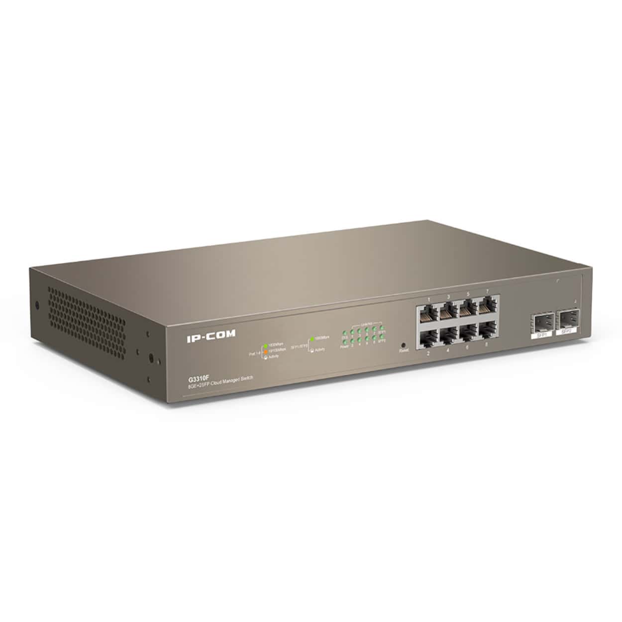 IP-COM G3310F 8GE Port, 2xSFP Cloud Yönetilebilir Switch - Görsel 2