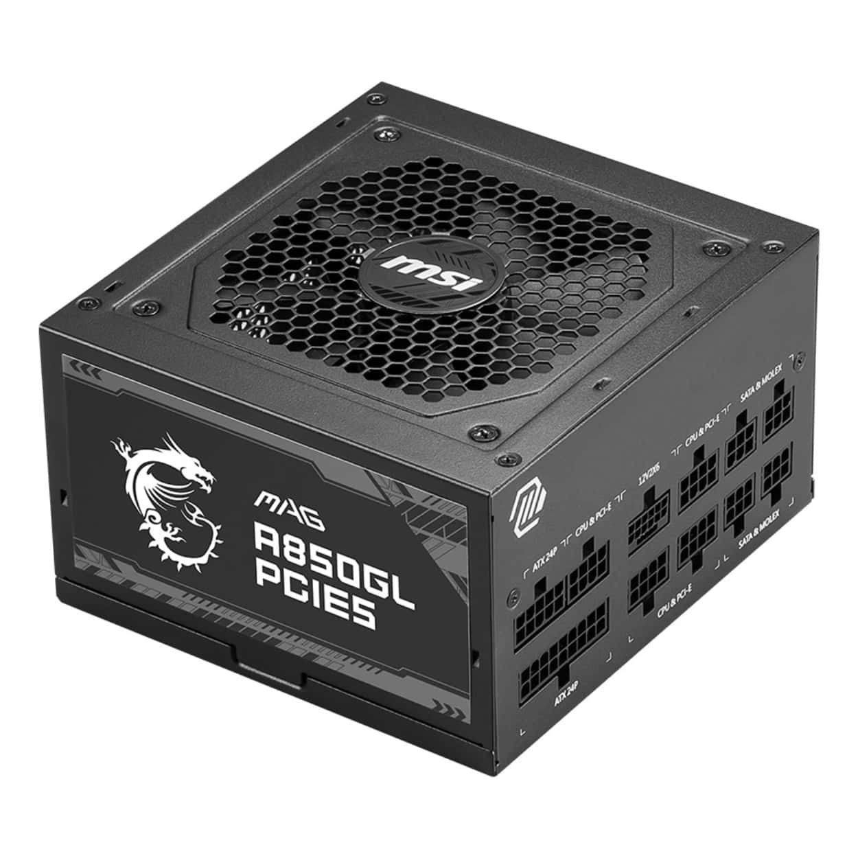 MSI MAG A850GL PCIE5 850W 80+ GOLD POWER SUPPLY - Görsel 3