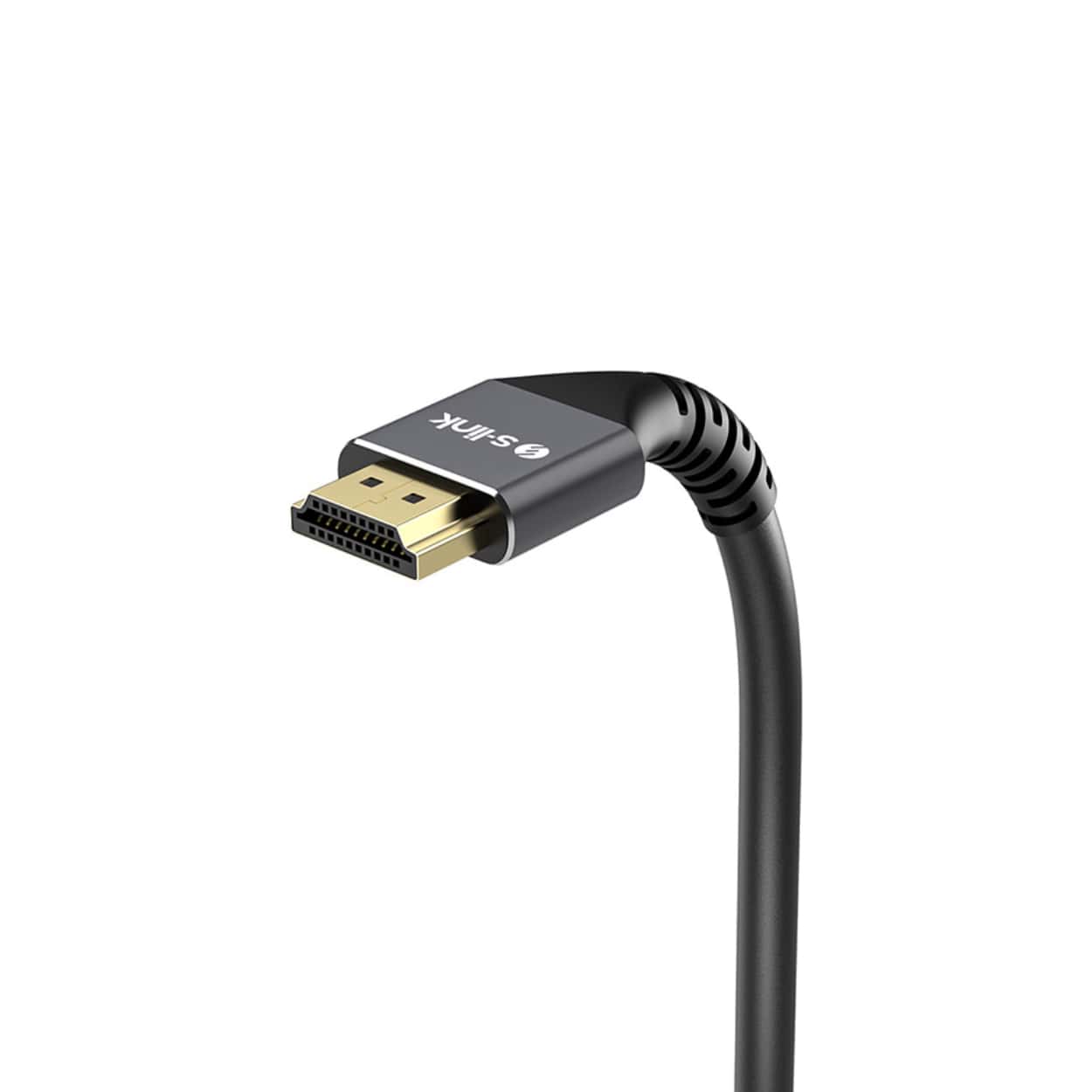 S-LINK SLX-HD4K10 19+1 HDMI to HDMI 10m Metal v2.0 4K (4096*2160) 30Hz Kablo - Görsel 2