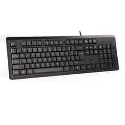 A4 TECH Fonksiyonel Kablolu Klavye USB, Q Klavye, Siyah (KR-92) - Küçük Görsel 2