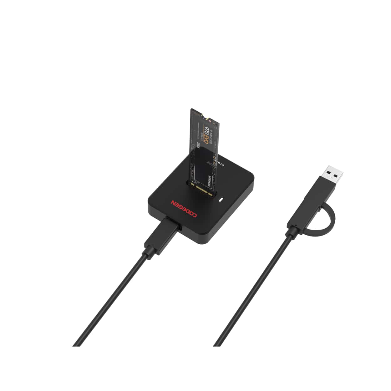 CODEGEN M2 NVME-NGFF SSD USB3.0 DOCKING STATION (CDG-DOC-202) - Görsel 3