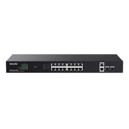 TENDA TEG1120P-16-250W 16GE PoE Port (250W), 2x Uplink, 2xSFP Switch - Küçük Görsel 1