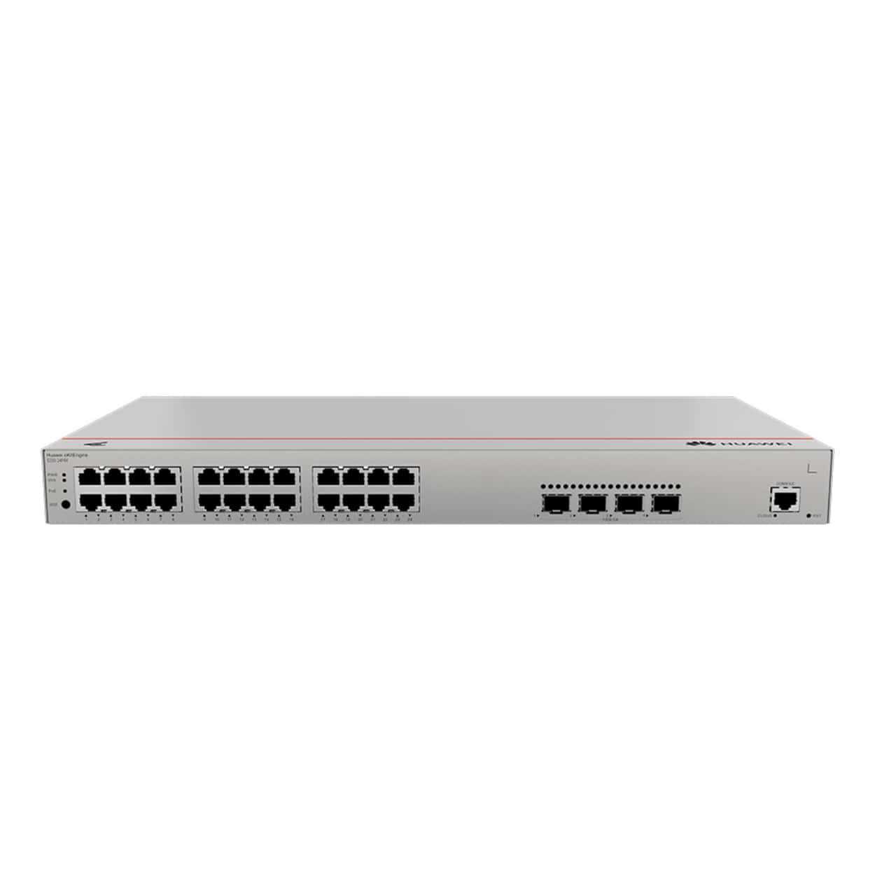 HUAWEI eKitEngine S220-24P4X 24GE PoE+ Port (400W), 4x10G SFP+ Yönetilebil - Görsel 2