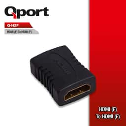 QPORT HDMI(F) TO HDMI(F) ÇEVİRİCİ (Q-H2F) - Küçük Görsel 1