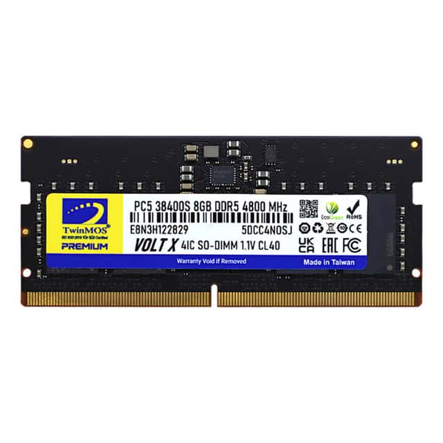 TwinMOS Sodimm DDR5  8GB 4800MHz CL40 Notebook Ram