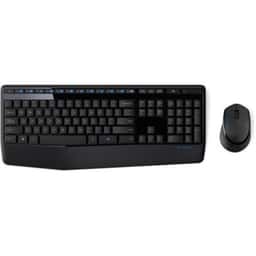 LOGITECH MK345 Kablosuz Klavye Mouse MM Set Siyah (920-006514) - Küçük Görsel 1