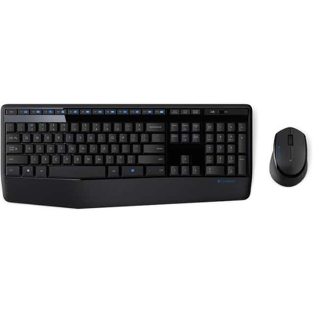 LOGITECH MK345 Kablosuz Klavye Mouse MM Set Siyah (920-006514)