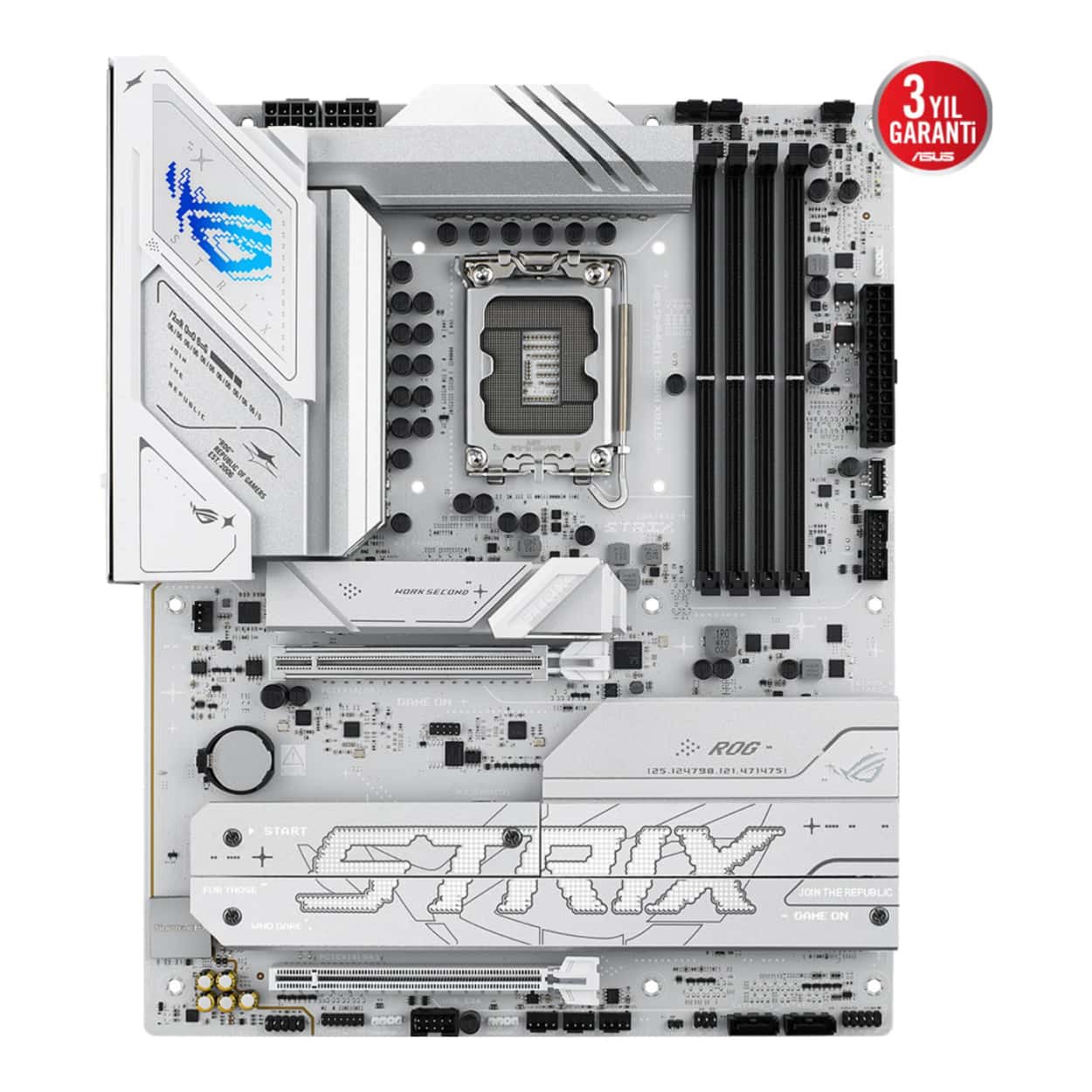 ASUS ROG STRIX B860-A GAMING WIFI LGA1851 DDR5 9066 WiFi 7+BT AURA RGB 2.5Gbit L - Görsel 2