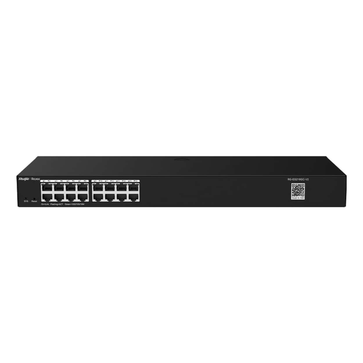 RUIJIE REYEE RG-ES216GC 16GE Port Rackmount L2 Yönetilebilir Switch - Görsel 2