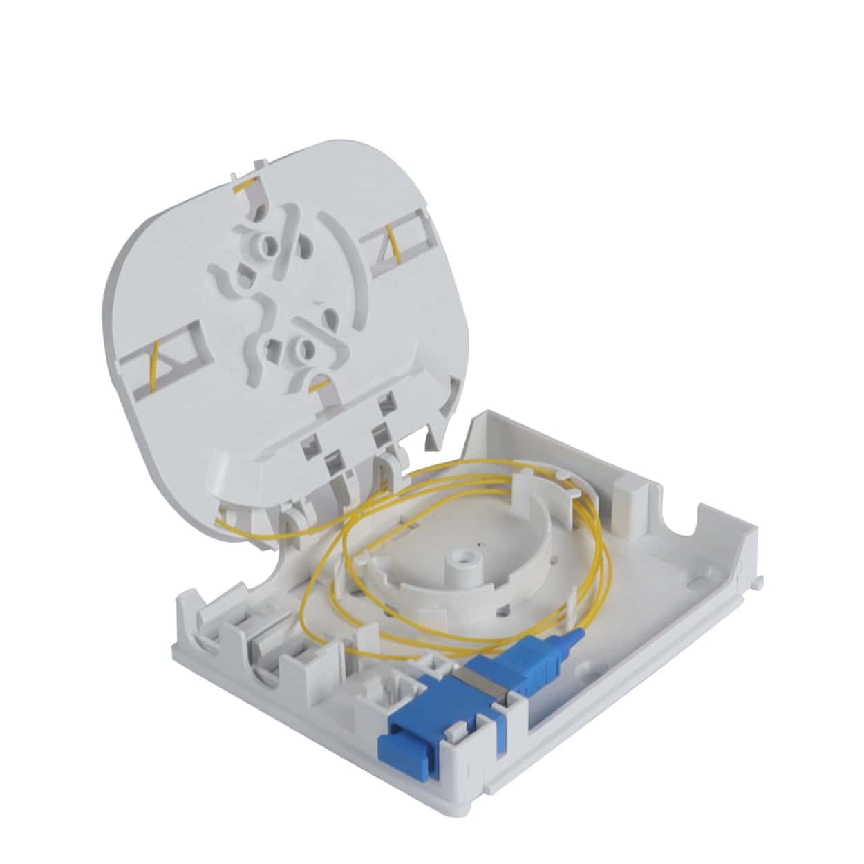 Erat Fiber 2 Port SC SX, 2 Port LC DX Duvar tipi FTTH Kutusu - Görsel 3