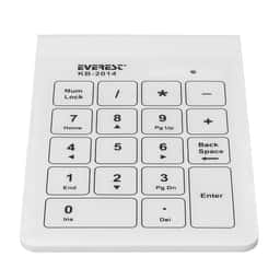 EVEREST KB-2014 Beyaz Dokunmatik Numerik Standart USB Klavye - Küçük Görsel 3
