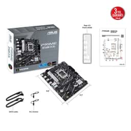 ASUS PRIME B760M-R D4 INTEL B760 LGA1700 DDR4 5333 HDMI 2x M2 USB3.2 AURA RG - Küçük Görsel 6