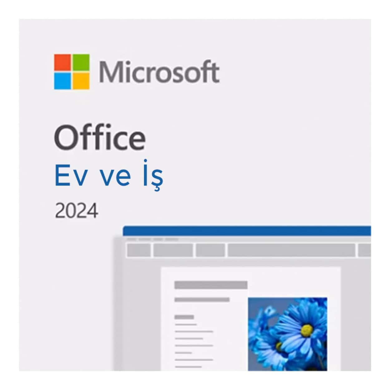 MS  OFFICE 2024 Ev ve İş TR/ENG Lisans ESD - Görsel 1