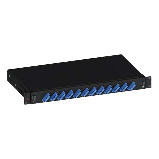 EratSlide 1U 19” 24 Port SC Duplex Rack Tipi Patch Panel, Boş