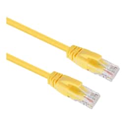S-LINK SL-CAT6030YE 30cm Sarı CAT6 Patch Kablo - Küçük Görsel 1