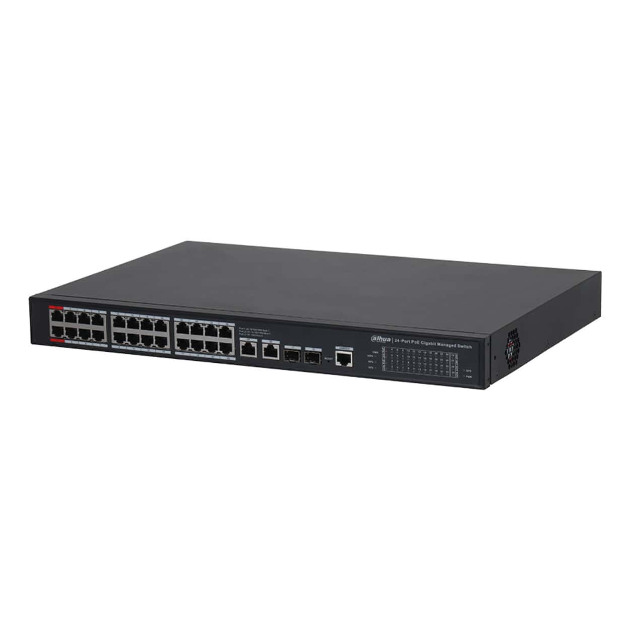 DAHUA S4228-24GT-360 28-Port Managed Desktop Gigabit Switch with 24-Port PoE - Görsel 1