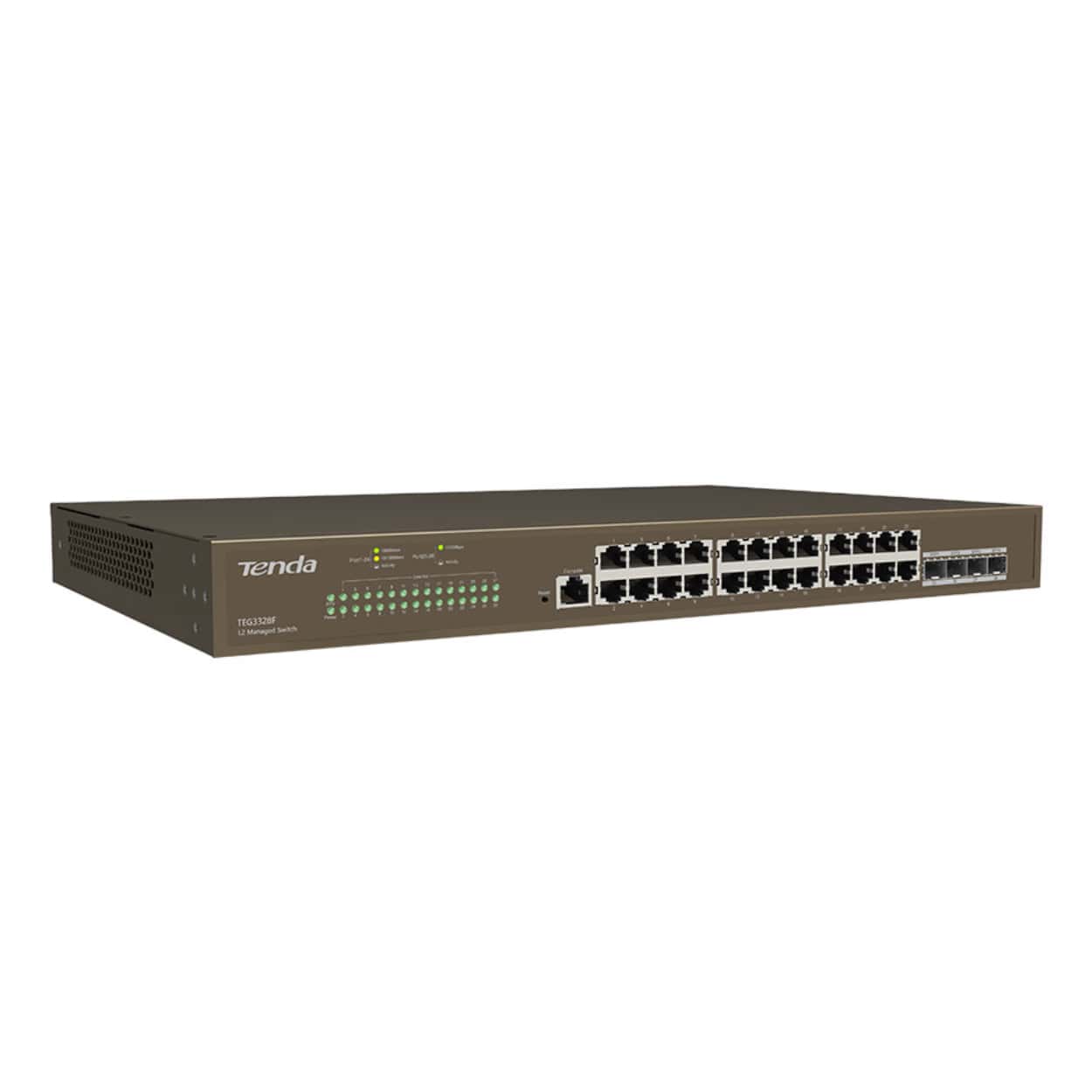 TENDA TEG3328F 24GE Port, 4xSFP L2 Yönetilebilir Switch - Görsel 3